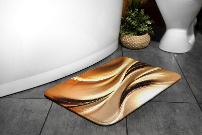 Badezimmer teppich Goldene Abstraktion