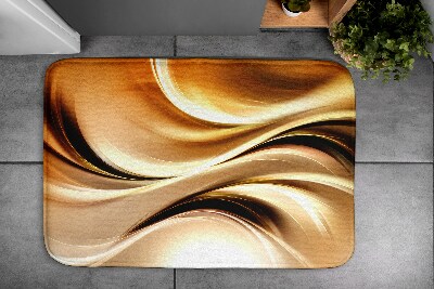 Badezimmer teppich Goldene Abstraktion