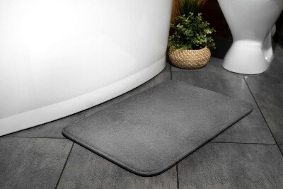 Badezimmer teppich Grauer Beton