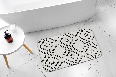 Teppich badezimmer Quadratische Muster