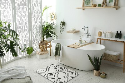 Teppich badezimmer Quadratische Muster