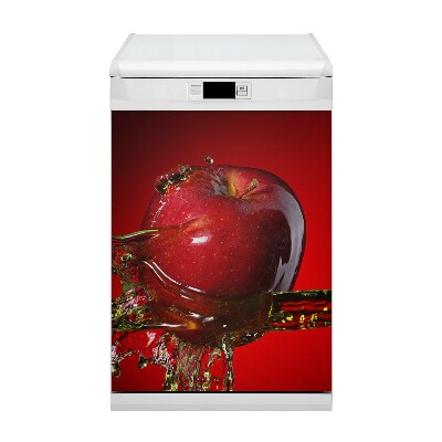 Dekorativer Magnet für eine Spülmaschine Roter Apfel
