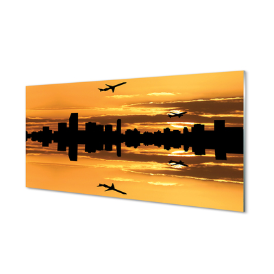 Acrylglasbilder Sun city flug