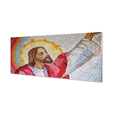 Acrylglasbilder Jesus-mosaik