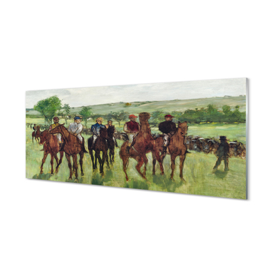 Acrylglasbilder Reiten auf dem pferd kunst