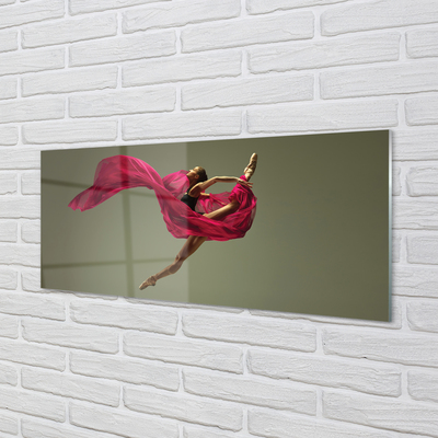 Acrylglasbilder Weibliches rosa string material
