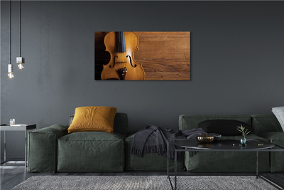 Leinwandbilder Geige Holz