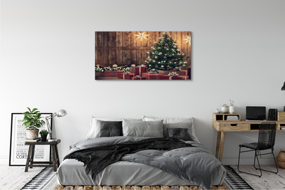 Leinwandbilder Weihnachtsgeschenke Baumschmuck Karte