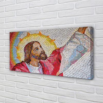 Leinwandbilder Jesus-Mosaik
