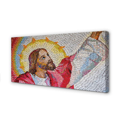 Leinwandbilder Jesus-Mosaik