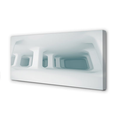 Leinwandbilder Weiß 3D-Unterstützung