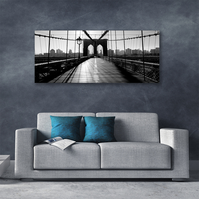 Canvas Kunstdruck Brücke Architektur