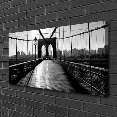 Canvas Kunstdruck Brücke Architektur