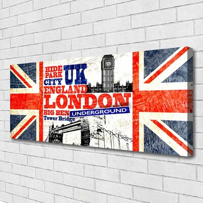 Leinwand-Bilder London Flagge Kunst