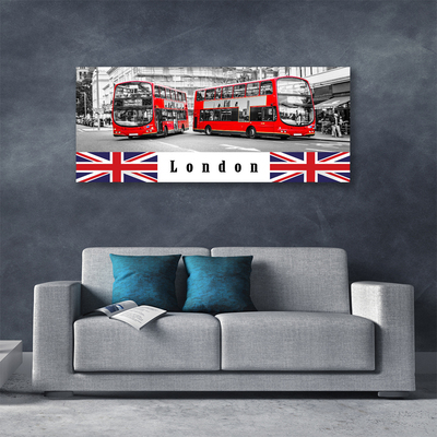 Leinwand-Bilder London Busse Kunst