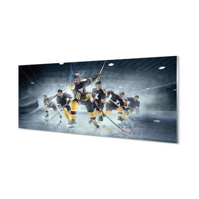 Glasbilder Eishockey