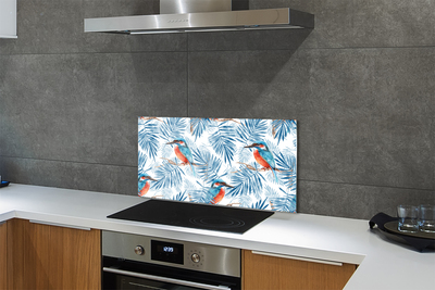 Küchenrückwand spritzschutz Gemalt vogel auf einem ast