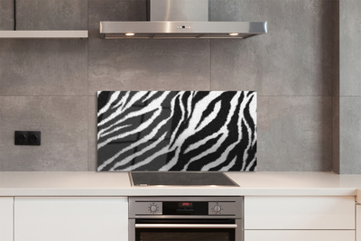 Küchenrückwand spritzschutz Zebrafell