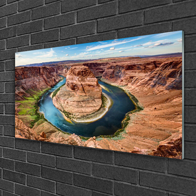 Acrylglasbilder Grand Canyon Fluss Landschaft
