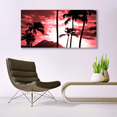 Acrylglasbilder Gebirge Palmen Natur