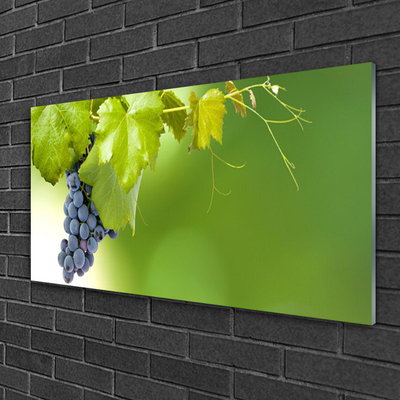 Glasbild aus Plexiglas® Weintrauben Küche