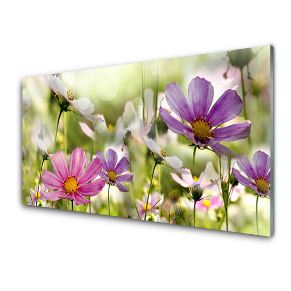 Glasbild aus Plexiglas® Blumen Natur