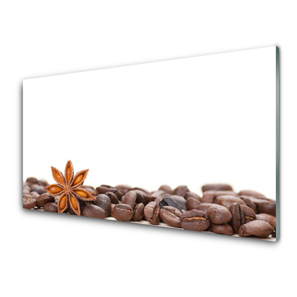 Glasbild aus Plexiglas® Kaffeebohnen Küche