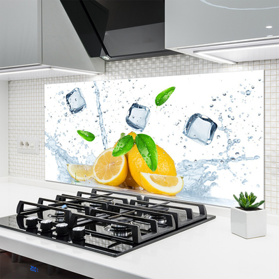 Küchenrückwand Spritzschutz Limette Eiswürfel Küche
