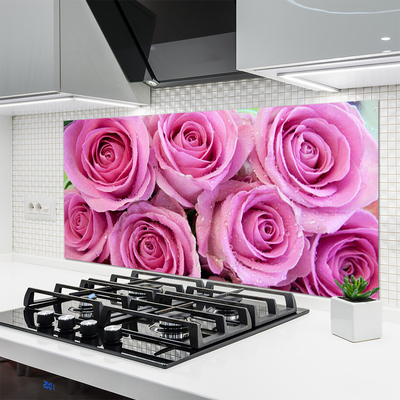 Küchenrückwand Spritzschutz Rosen Pflanzen
